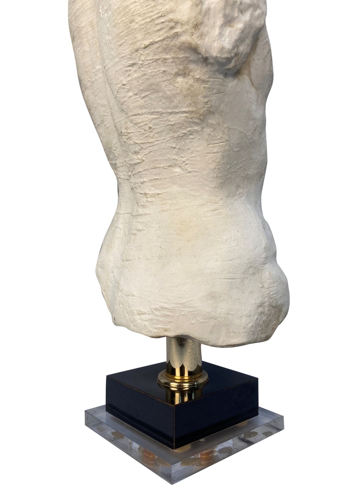A Large Classical Head & Torso Of A Young Man In Porcelain photo 1888.0