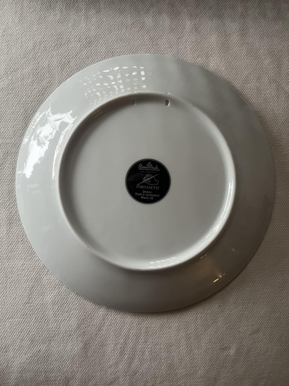 Fornasetti For Rosenthal Wall Plate Temi E Variazioni N.35 photo for sale