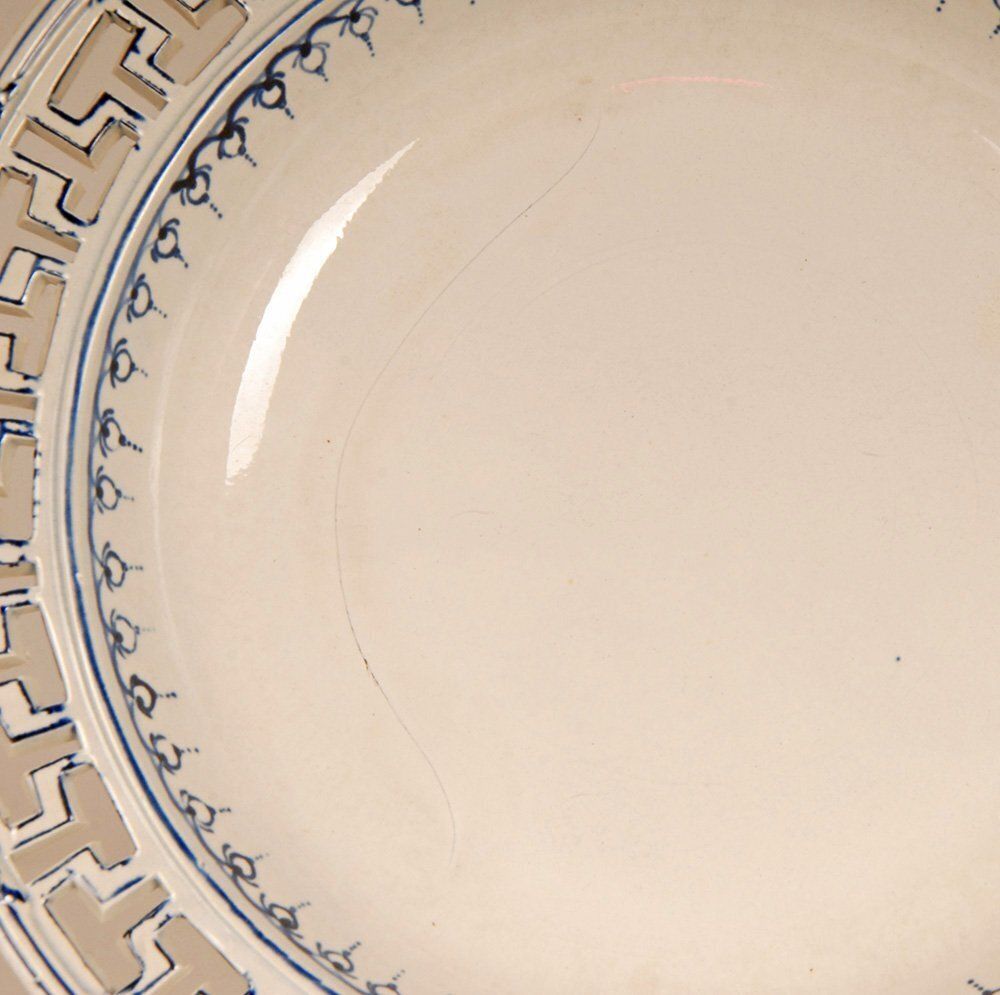 photo for sale Pierced Lattice Tableware Basket From Wedgwood, 18th Century, Set Of 3