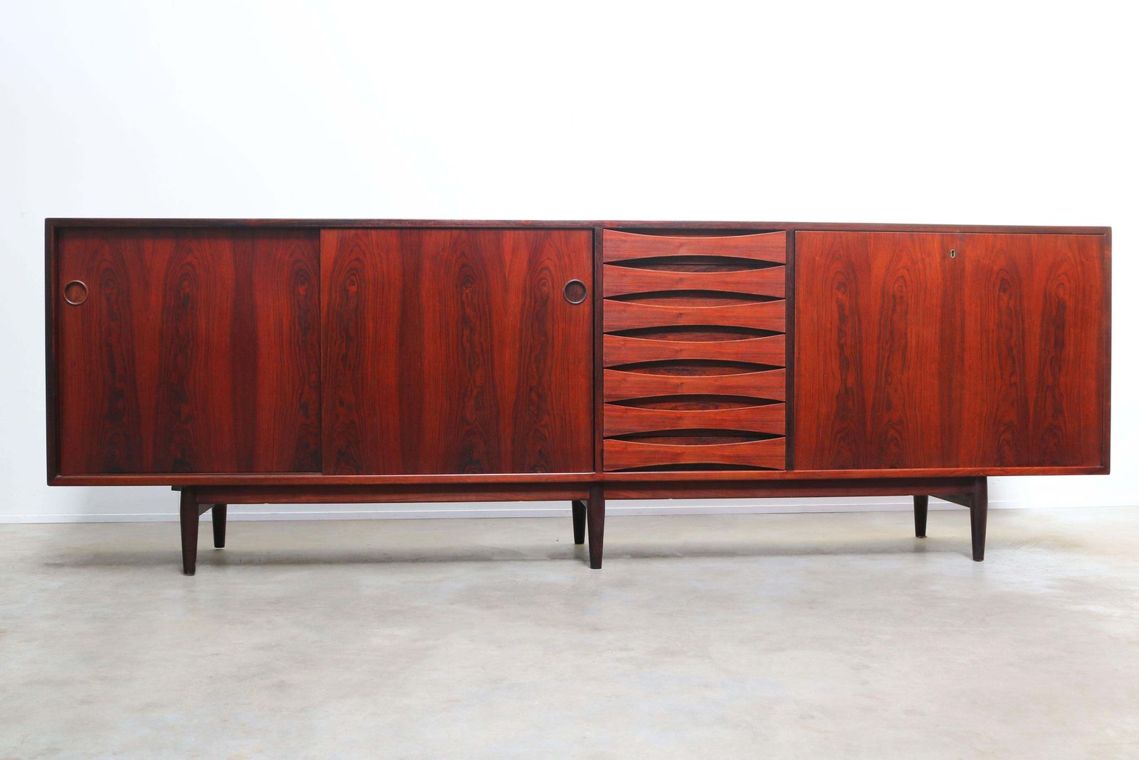 Rare Danish Design Sideboard Model 29a By Arne Vodder For Sibast Furniture photo Furniture