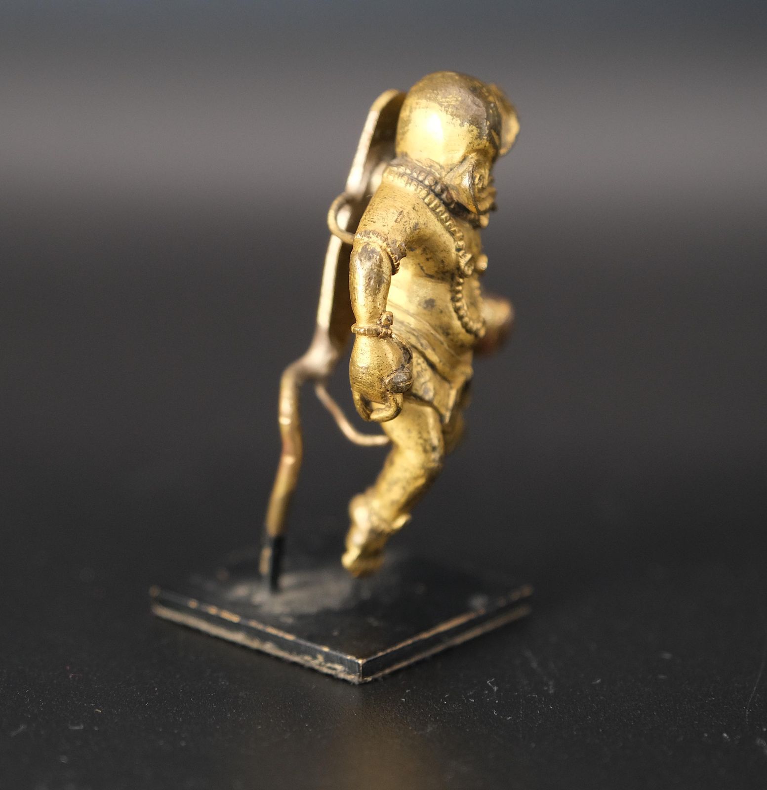 Tibetan Bronze Bardo Statue – Antique Himalayan Art, Buddhist Sculpture photo for sale
