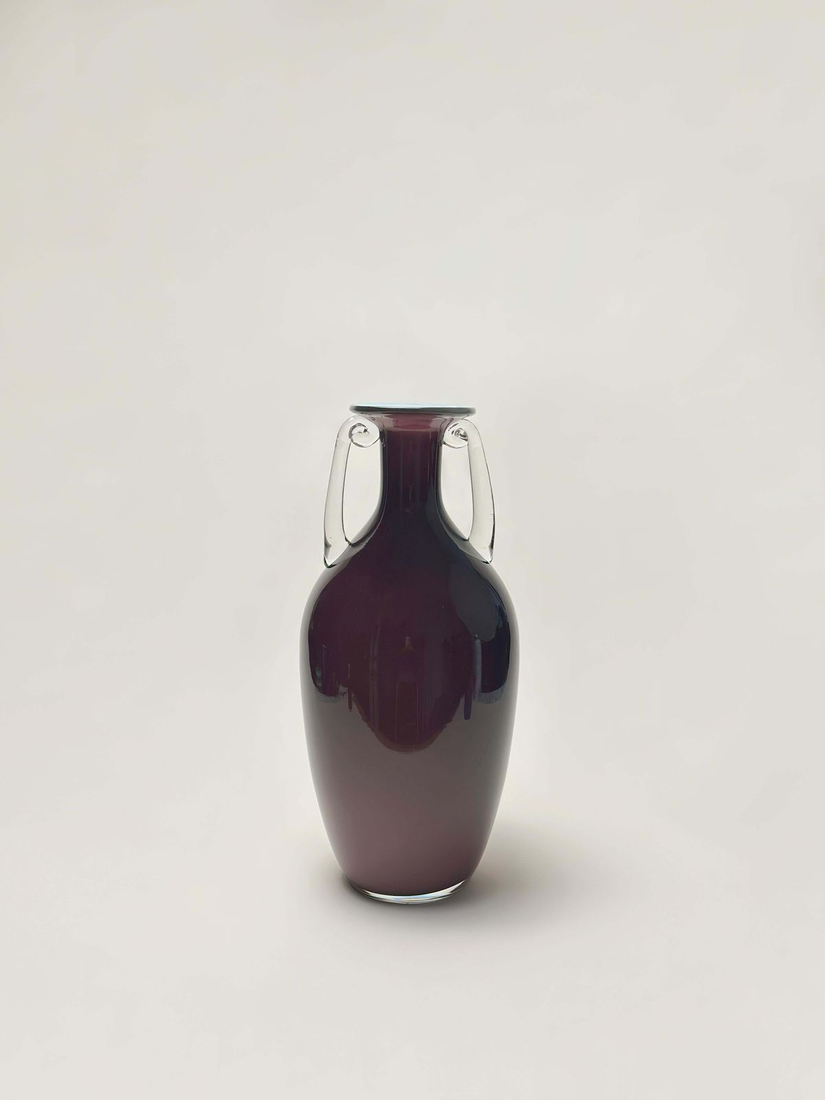photo furniture Purple Postmodern Cased Glass Amphora Vase By Jerzy Słuczan Orkusz, Poland, 1980s