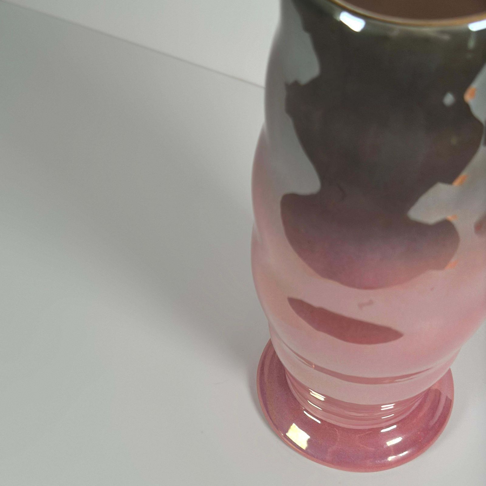 Pink Art Deco Lustre Ware Vase By Maling, England, 1930s photo buy