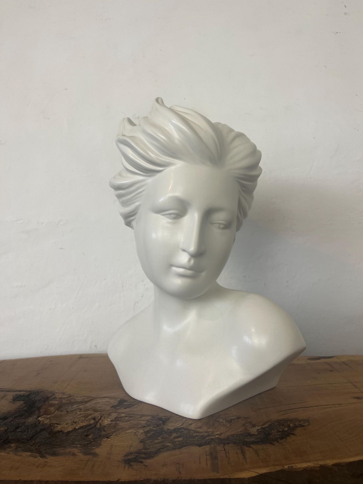 Elegant Vintage Art Deco Lady Classical Sculpture Bust photo 95.0