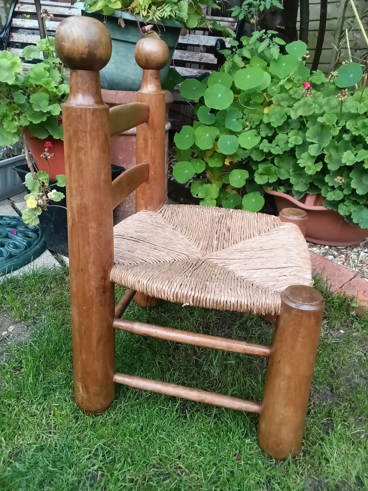 A Rare Charles Dudouyt "Chaise Basse". ( Low Chair ) 1940 / 50's. photo 295.0
