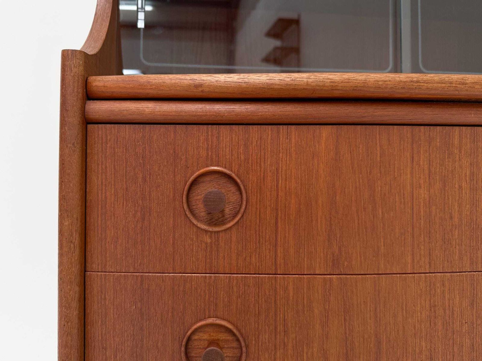 photo furniture Mid Century Teak Secretary Desk With Drawers | Gunnar Falsig By Falsig Mobler