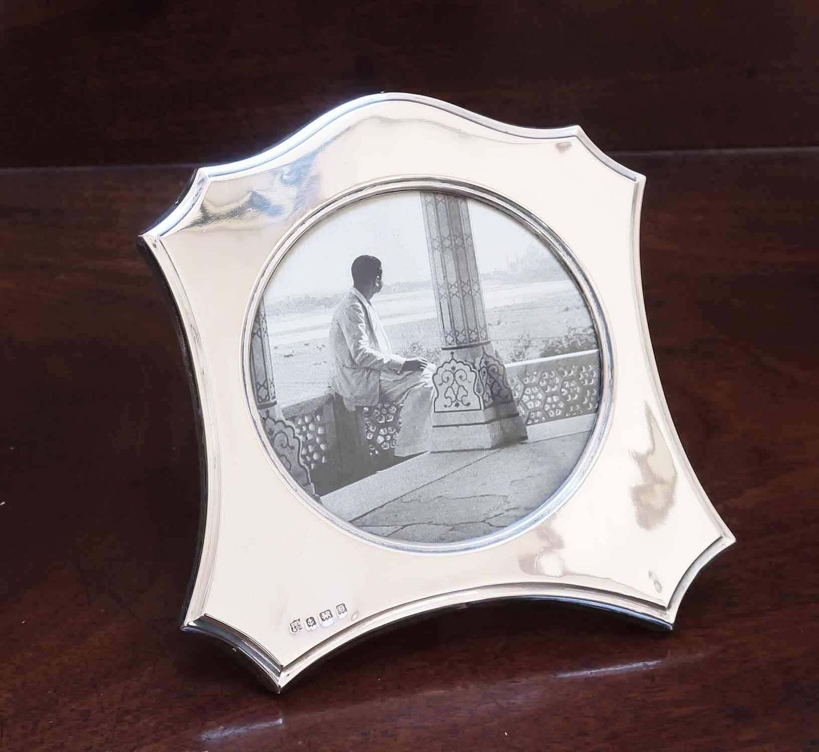 Antique Silver Photograph Frame. English. Dated 1913 photo for sale