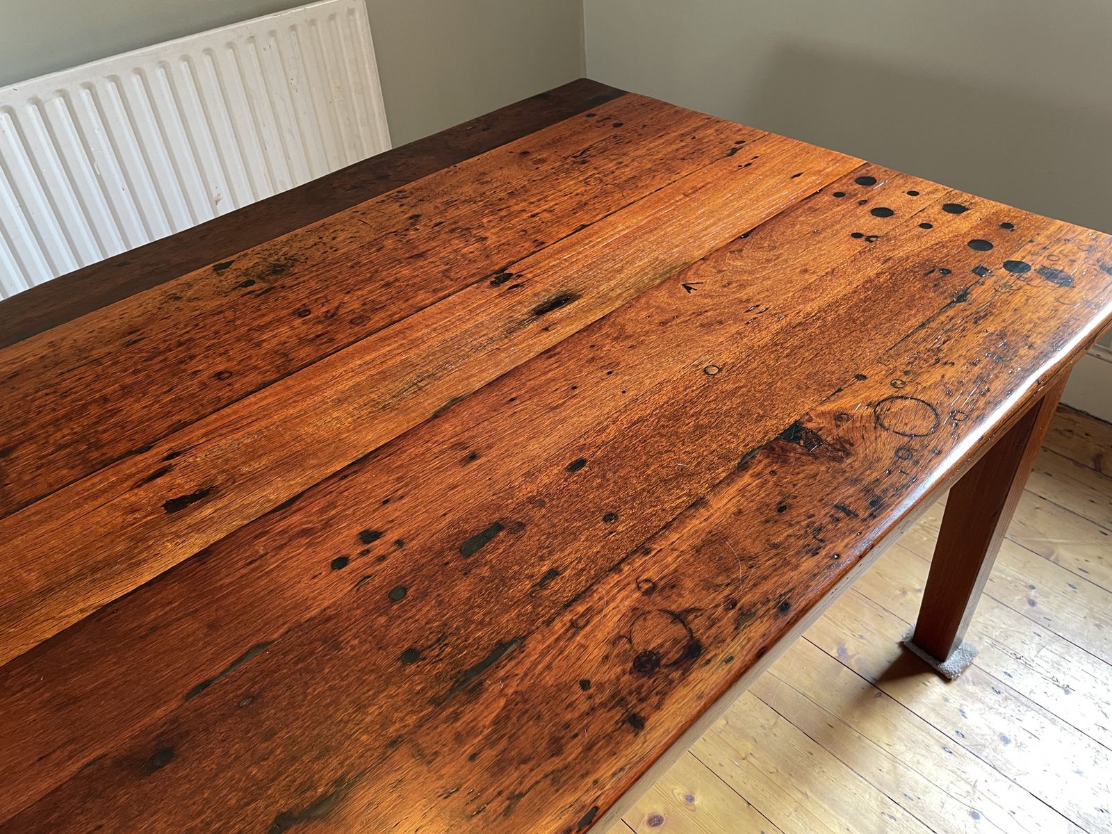 photo furniture Beautiful Australian Jarrah Wood Dining Room / Boardroom Table. 2.2m X 1.01m