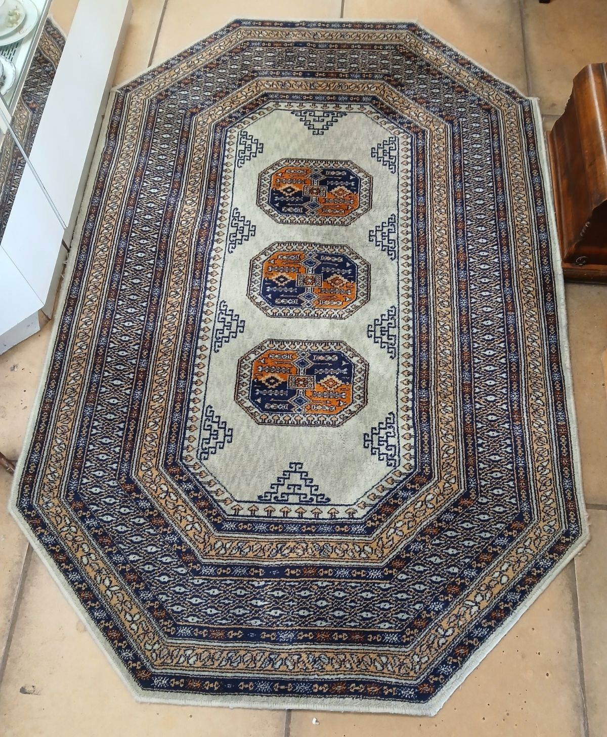 Vintage Luristan Belgium 6 Sided Wool Rug/Carpet 205  X  130 Cm