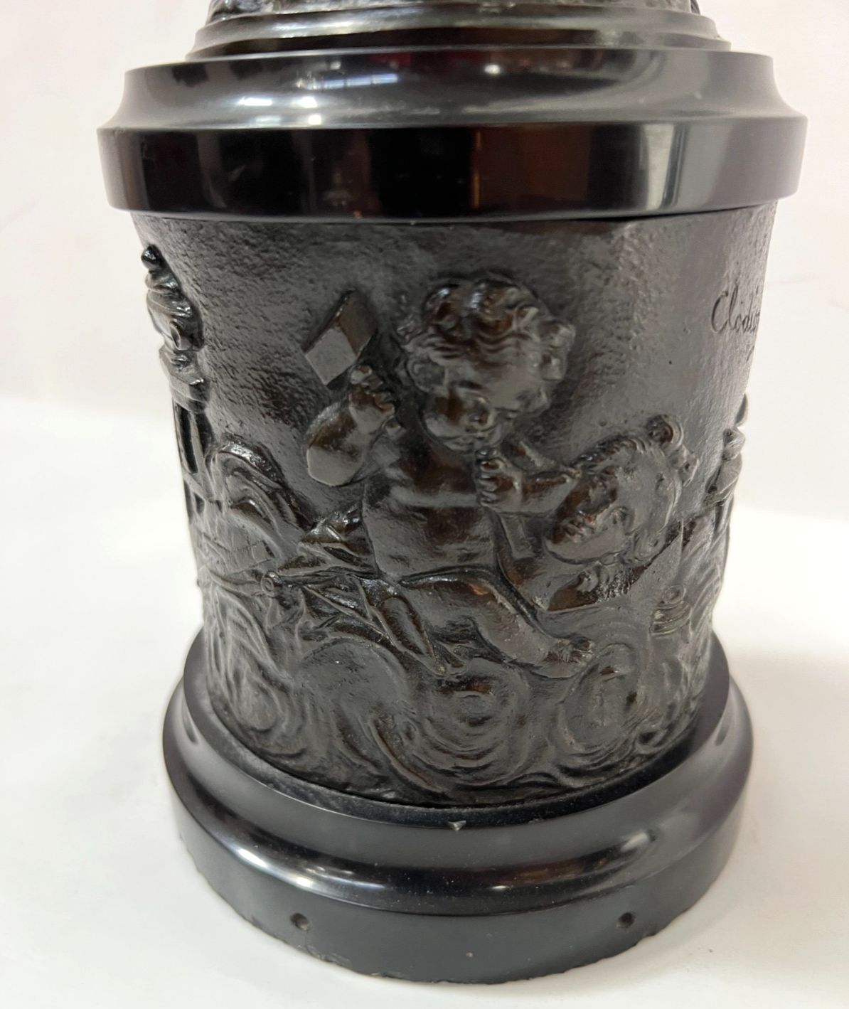 "Mercury" Bronze Group With Brown Patina. 19th Century photo 4234.28