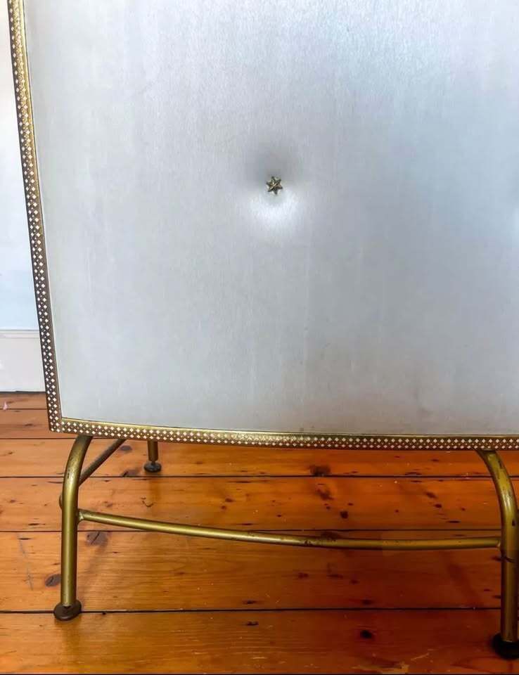 Vintage 1960's/1970's White/Gold Cocktail Bar