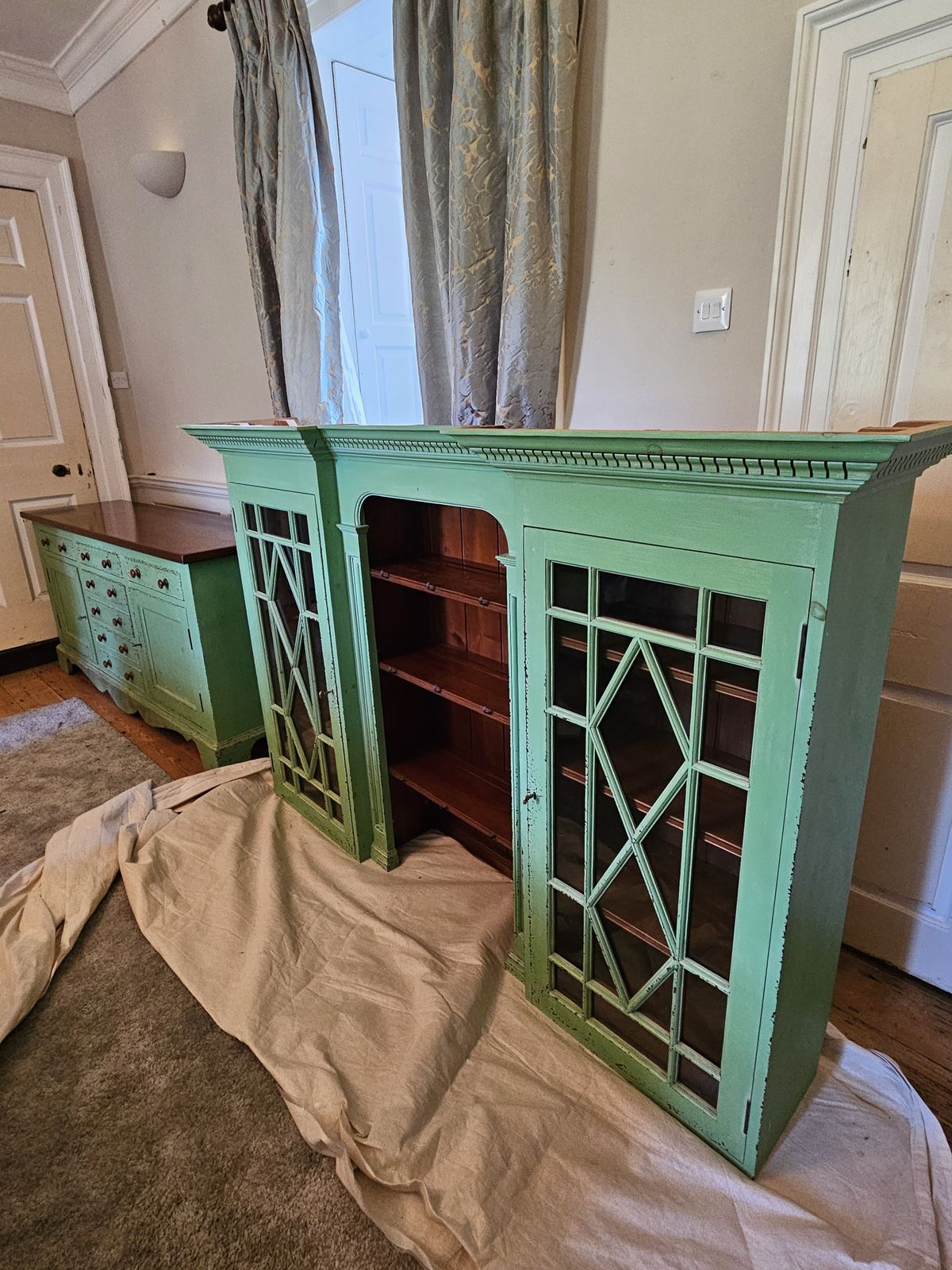 photo for sale Chalon Country Dresser Original Chalon Distressed Finish