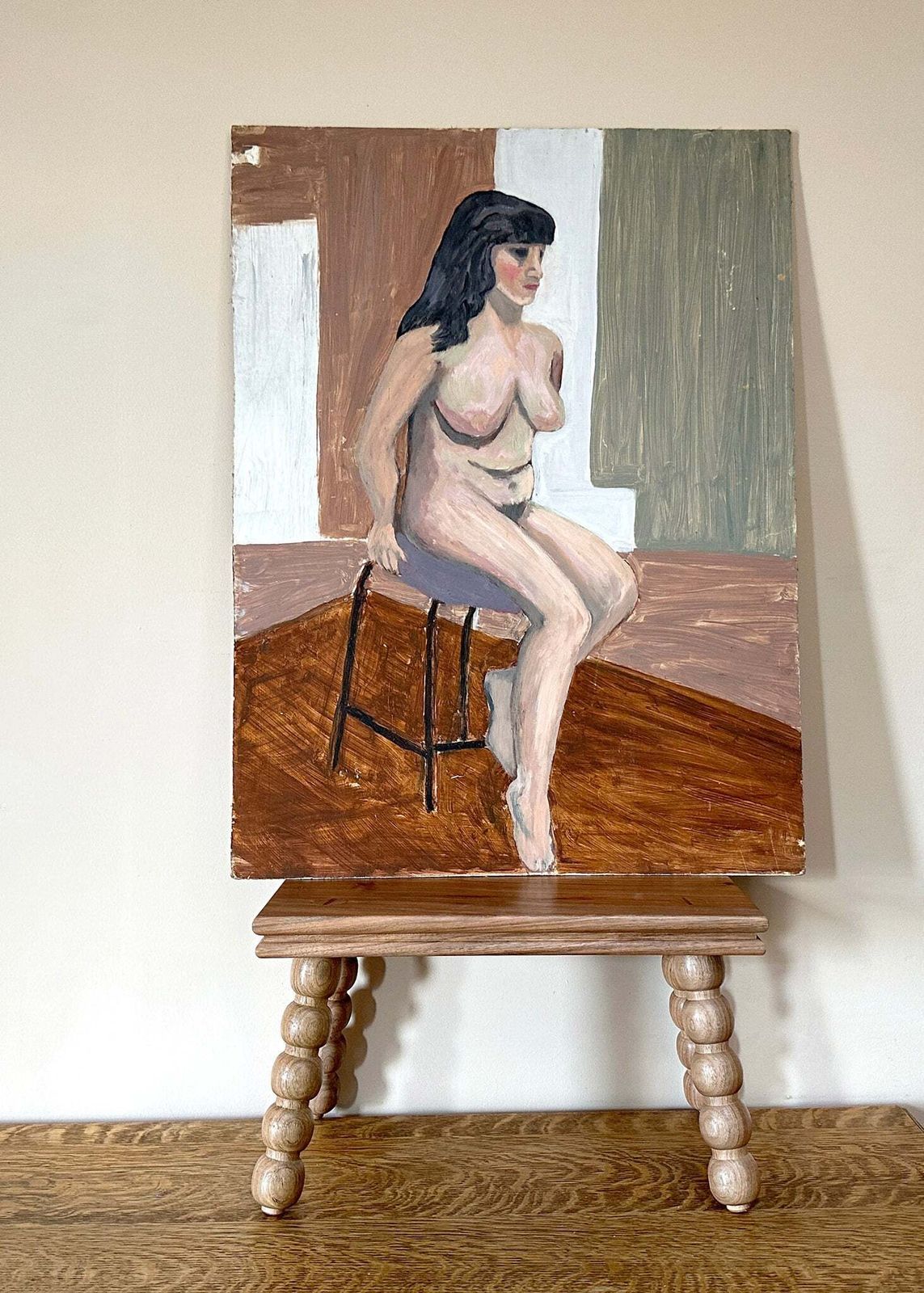 Female Nude Portrait Painting photo 60.0