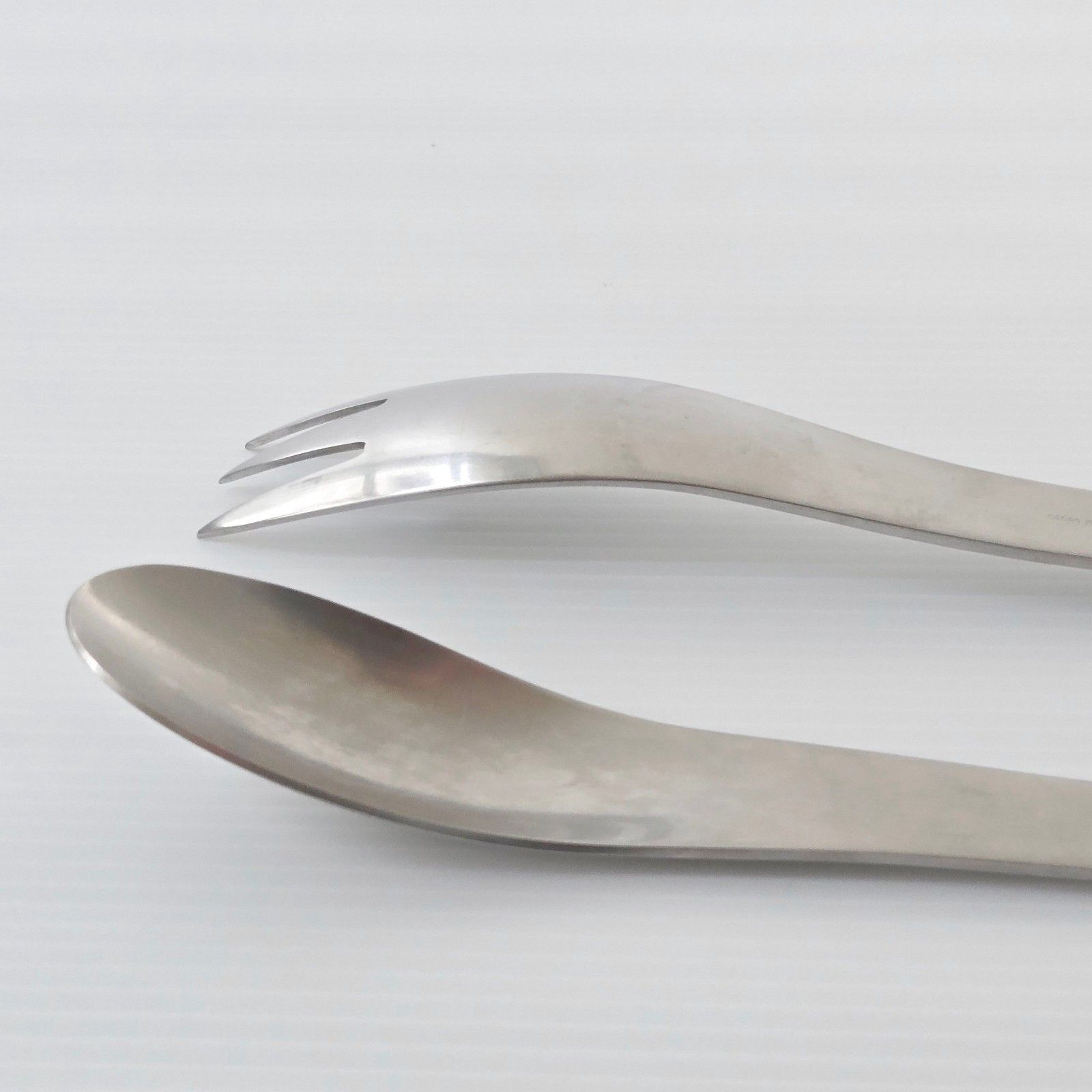 photo for sale Vintage Arne Jacobsen Georg Jensen Denemarken Scandinavisch Saladabestek, 1970