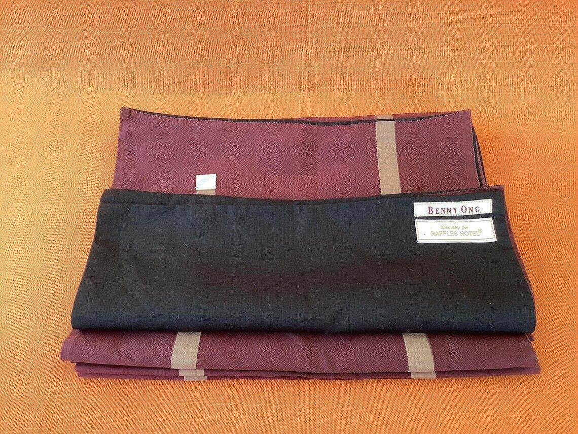 Benny Ong Designer Place Mats Specially Made For Raffles Hotel (Set Of 6) Designer Table Linen