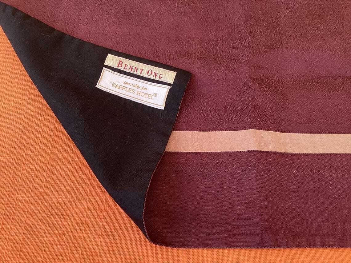 Benny Ong Designer Place Mats Specially Made For Raffles Hotel (Set Of 6) Designer Table Linen photo 68.0