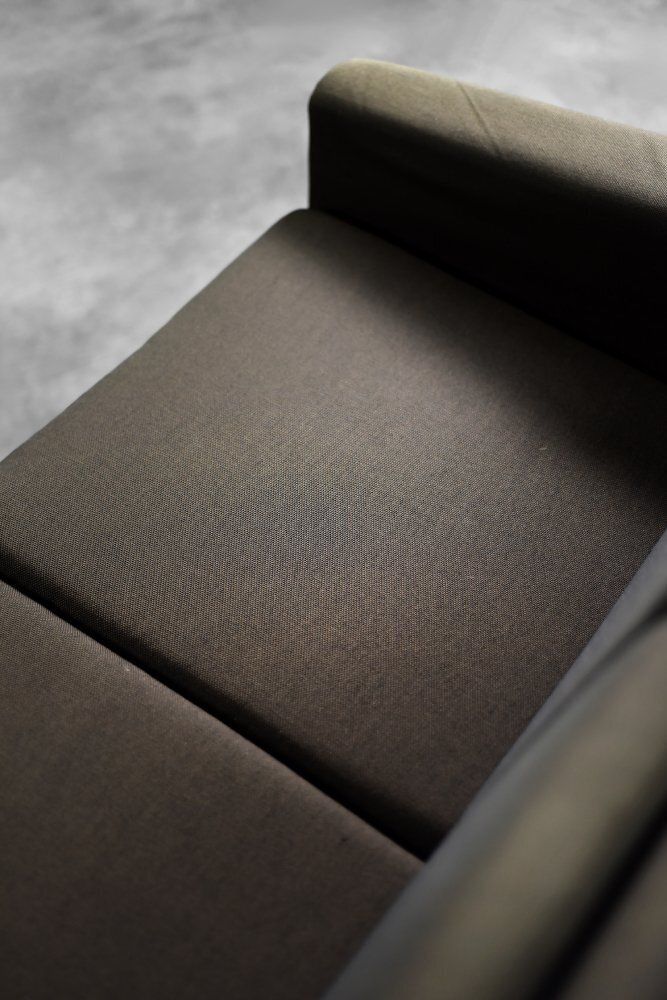 photo for sale Mid Century Danish Modern Brown 3 Seater Sofa By Folke Ohlsson For Fritz Hansen, 1960s