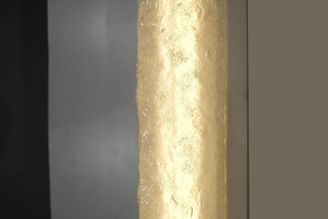 Large Pair Of Wall Lights In Murano Glass, Italy 1970s. photo vinterior