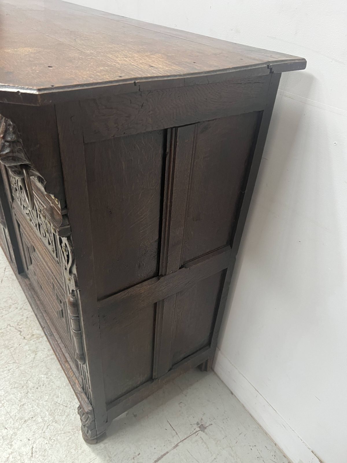Renaissance Style Sideboard In Solid Oak, 18th Century photo buy