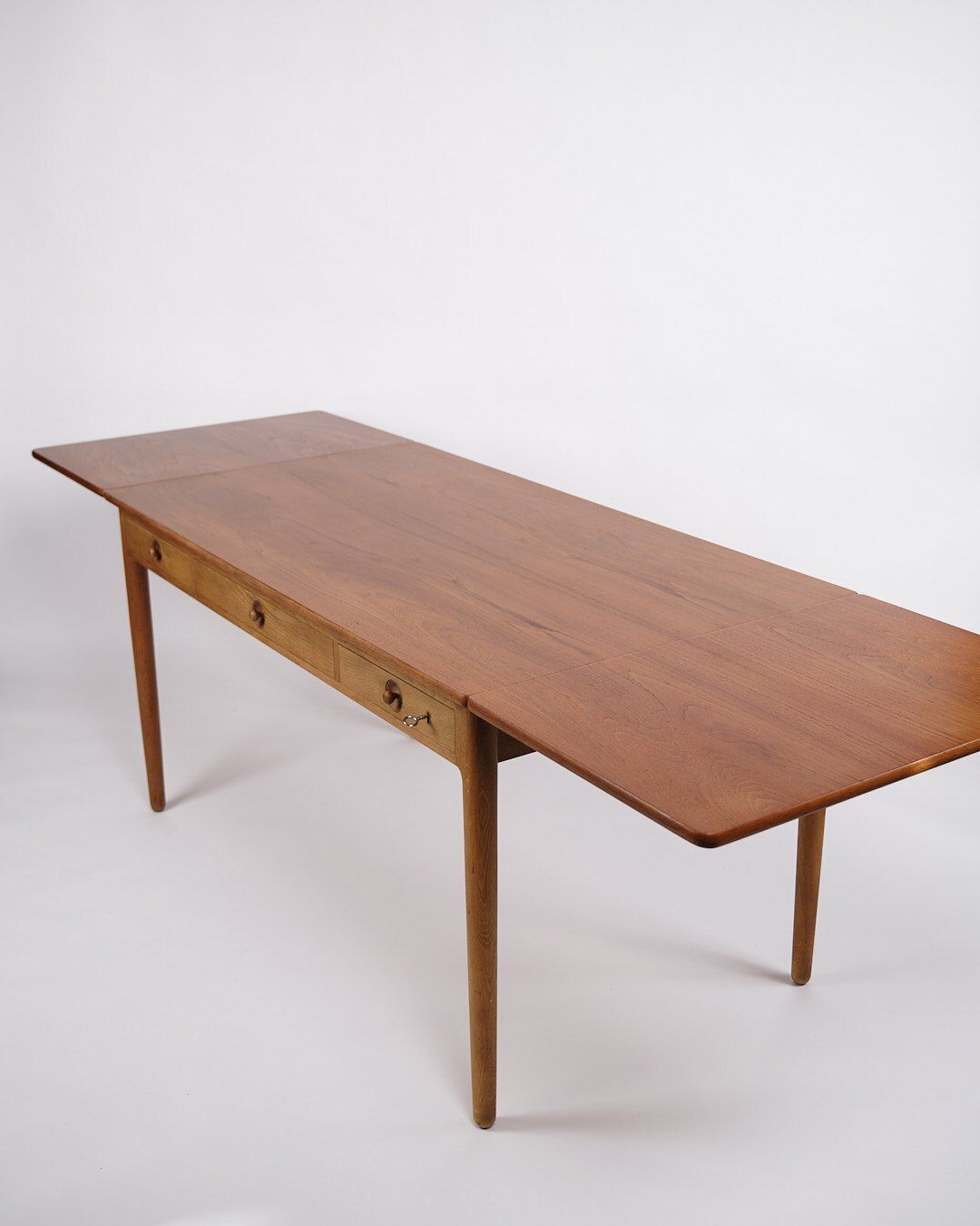 Desk With Flaps   Model At 305   Teak & Oak   Hans J. Wegner   Andreas Tuck   1950s photo buy