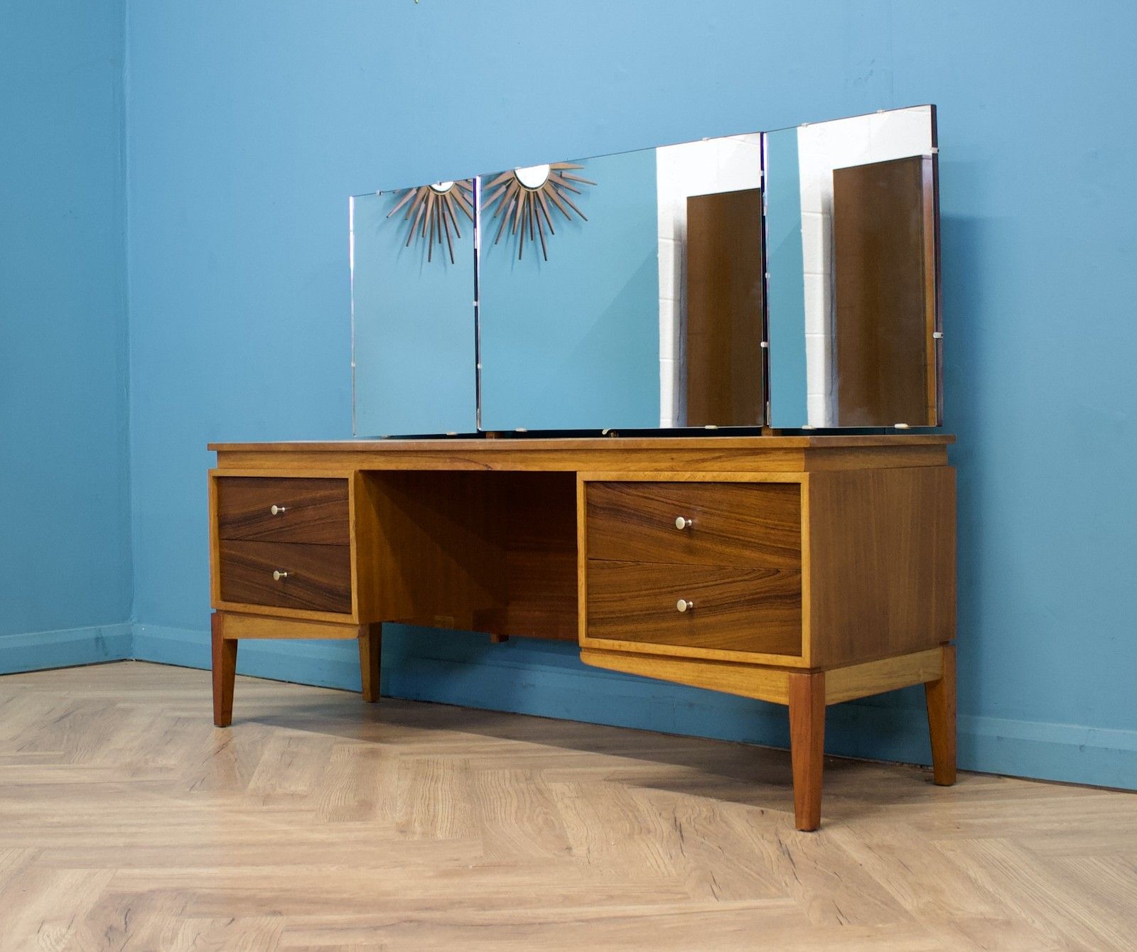 Mid Century Teak Dressing Table By Peter Hayward For Uniflex, 1960s #1543 photo for sale