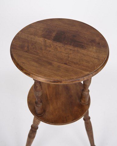 Side/Flower Table   Pine   Turned Legs   Two Tier   1880s photo furniture