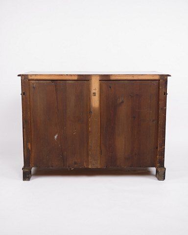 photo for sale Low Antique Sideboard   Hand Polished Mahogany   Fixed Shelves   1880s