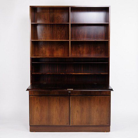 Bookcase/Secretary   Rosewood   Danish Design   Omann Junior   1960s photo furniture