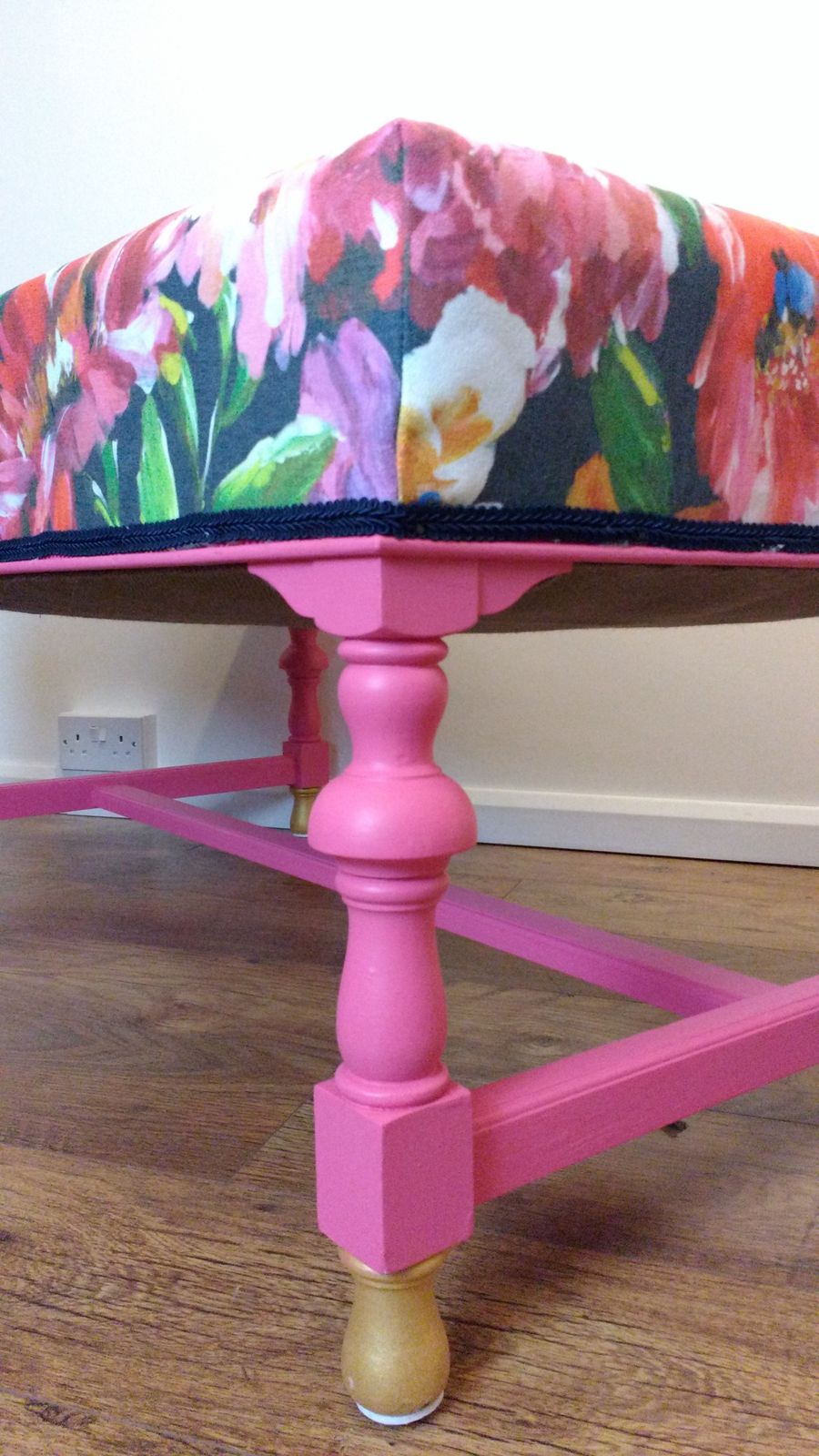 Large Footstool Coffee Table, Vintage Footstool, E Gerrard & Sons Furniture, Statement Furniture photo buy