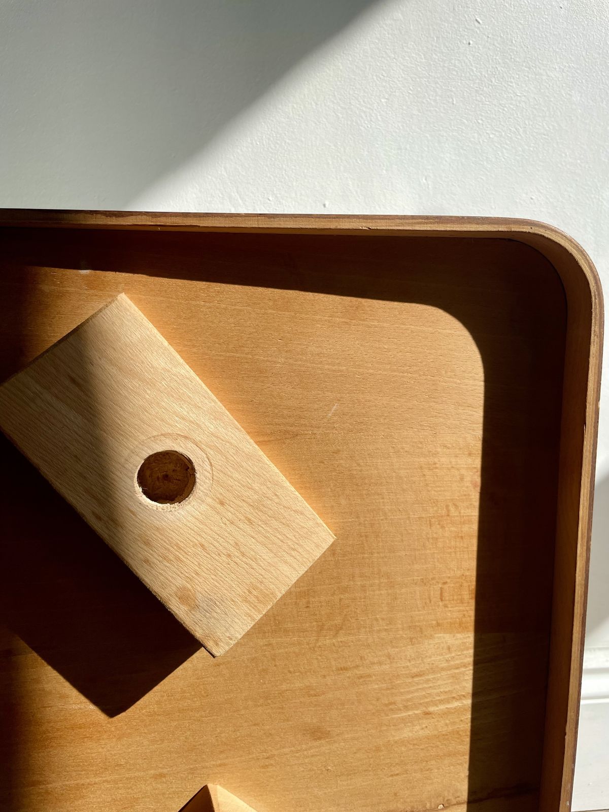 Mid Century Modern Coffee Table By Jiří Jiroutek, Beech Frame + White Opaxite Glass photo 120.0