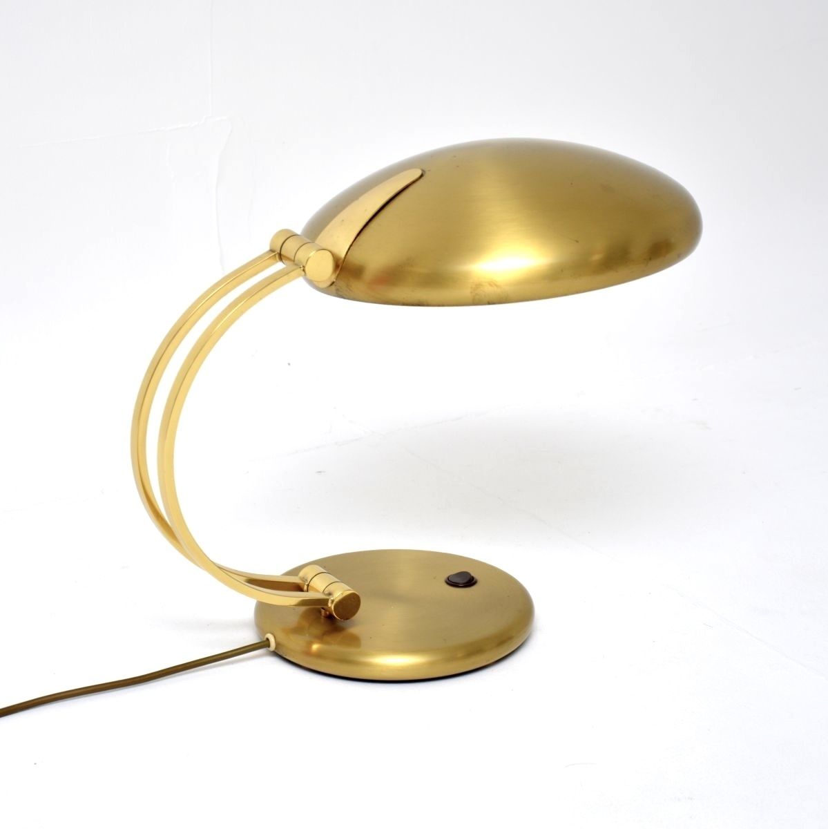 Vintage Bauhaus Brass Desk Lamp By Egon Hillebrand photo vintage