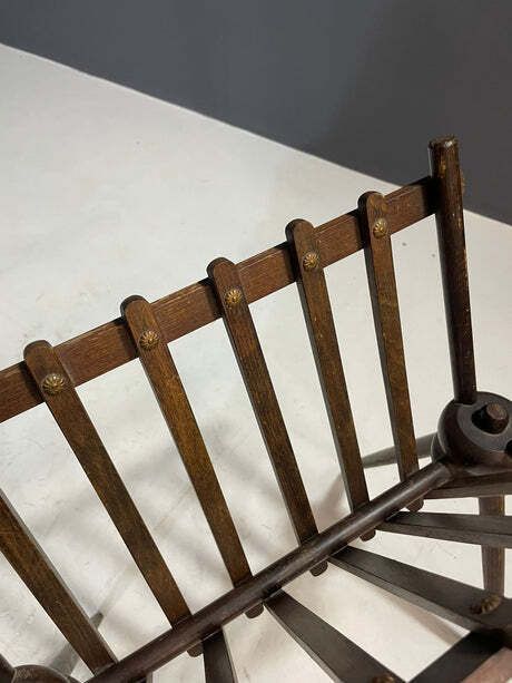 Home Decor French Vintage Beech Magazine Rack, 1960s photo