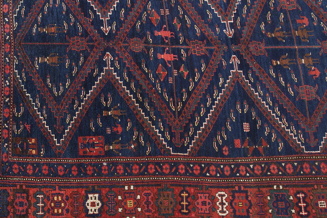 Antique Kurdish Carpet 307x168cm photo 2185.0