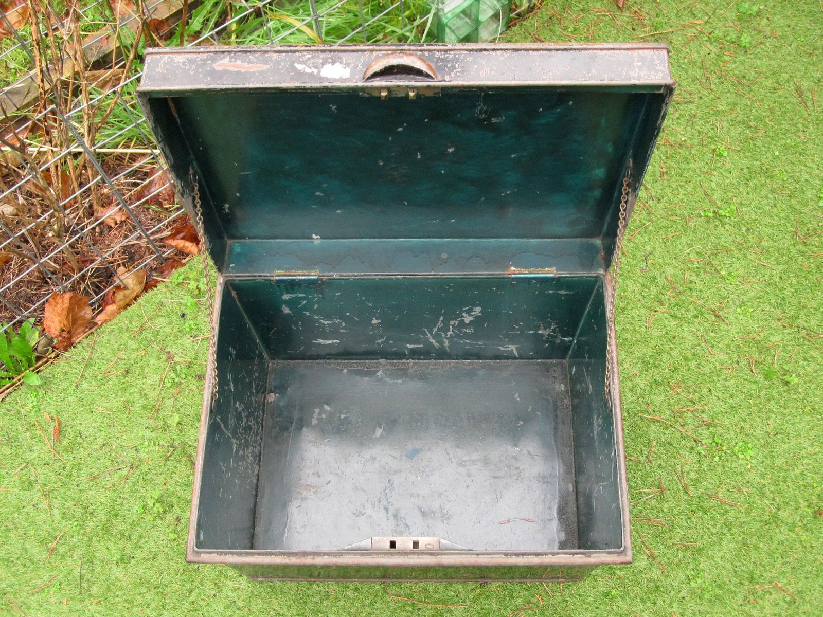 Antique Deed Box, Milners Of Liverpool photo vintage