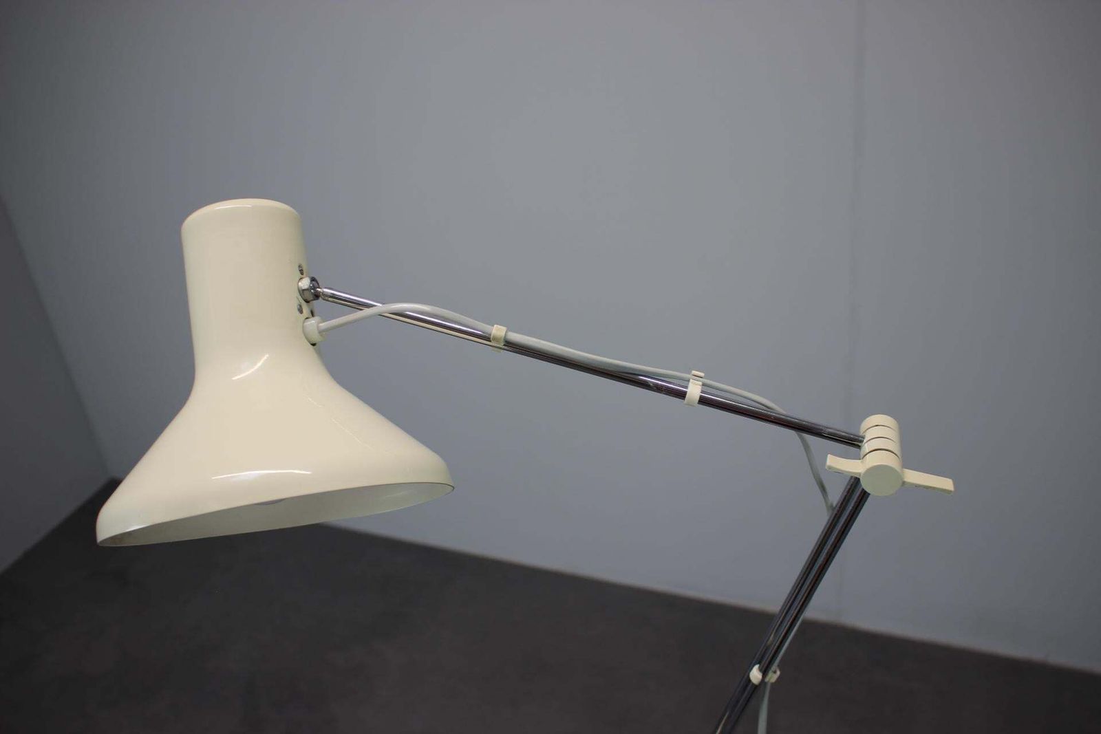Mid Century Adjustable Floor Lamp, By J. Hurka For Napako, Czechoslovakia, 1960s photo vinterior