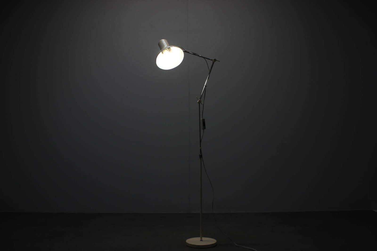 Lighting Mid Century Adjustable Floor Lamp, By J. Hurka For Napako, Czechoslovakia, 1960s photo