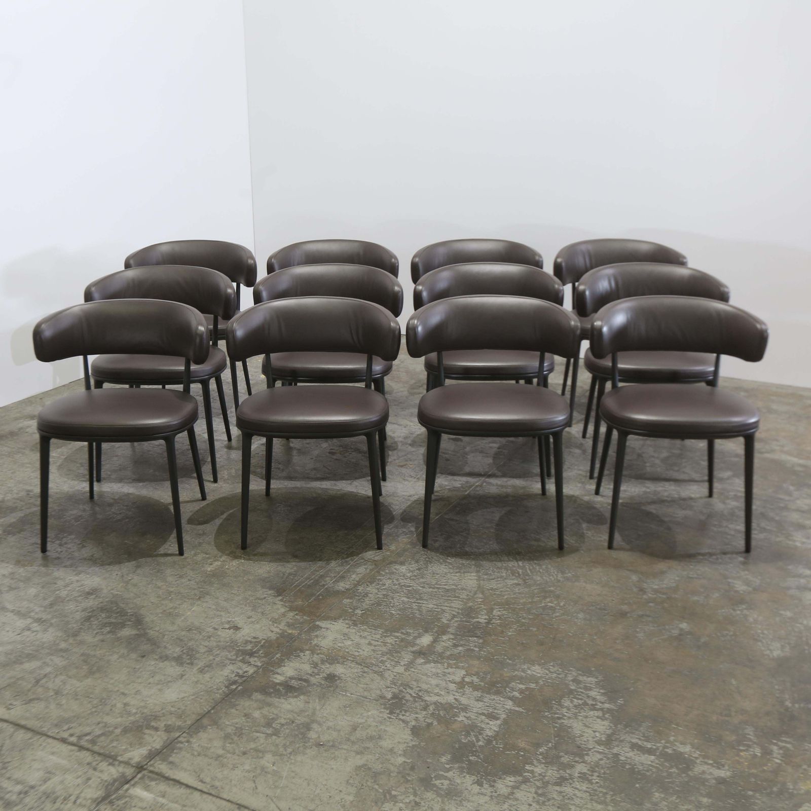 photo furniture Maxalto Caratos Dining Chairs, Set Of Twelve