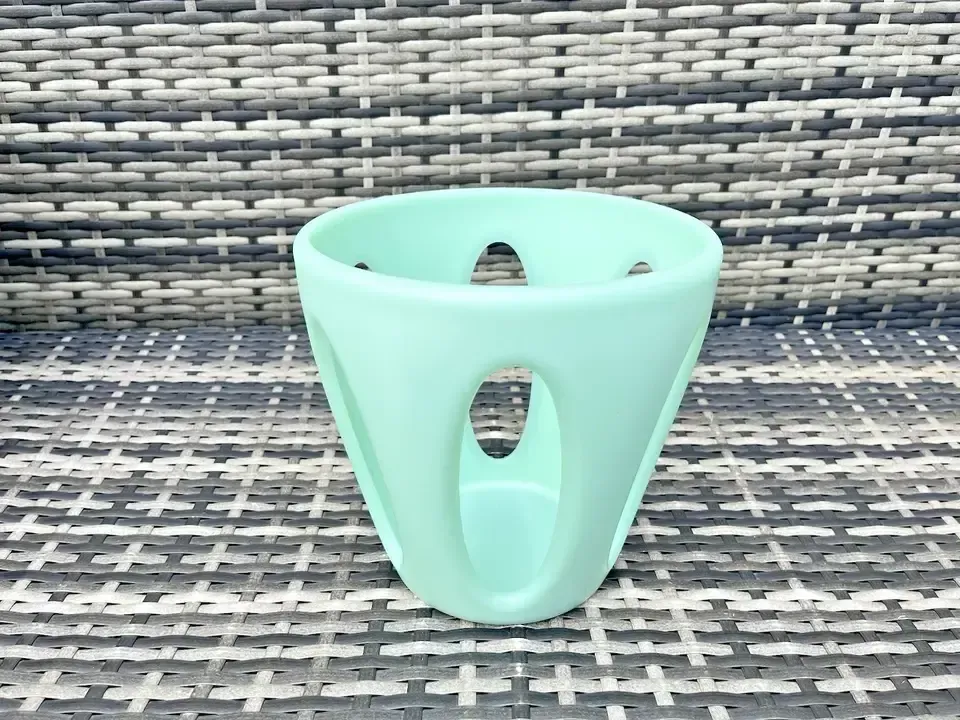Mid Century Modern Italian Designer Guzzini Mint Green Bread Fruit Basket 60's photo 85.0