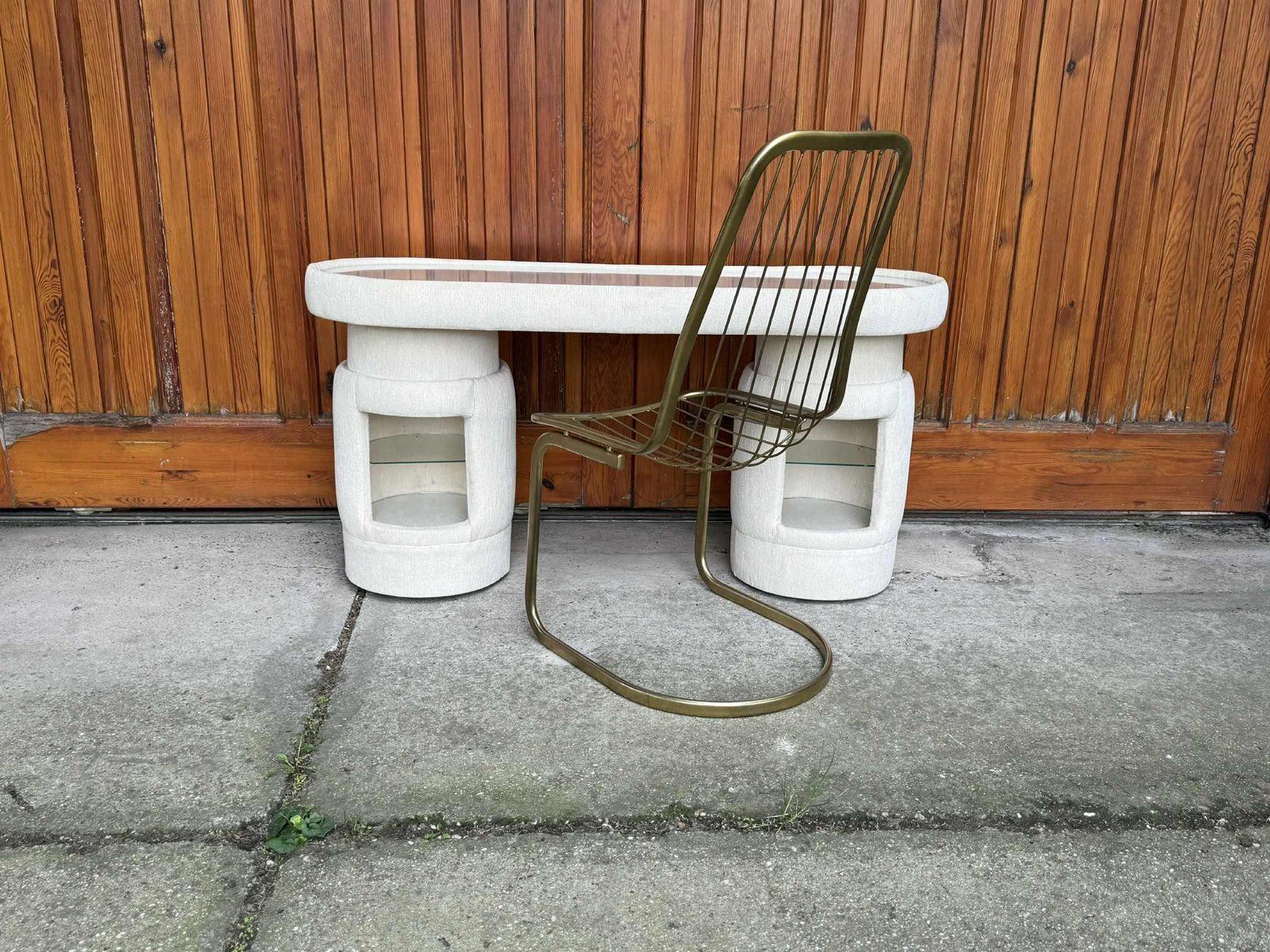 Dressing Table With Chair From Kecskemét Furniture, 1975, Set Of 2, Set Of 2