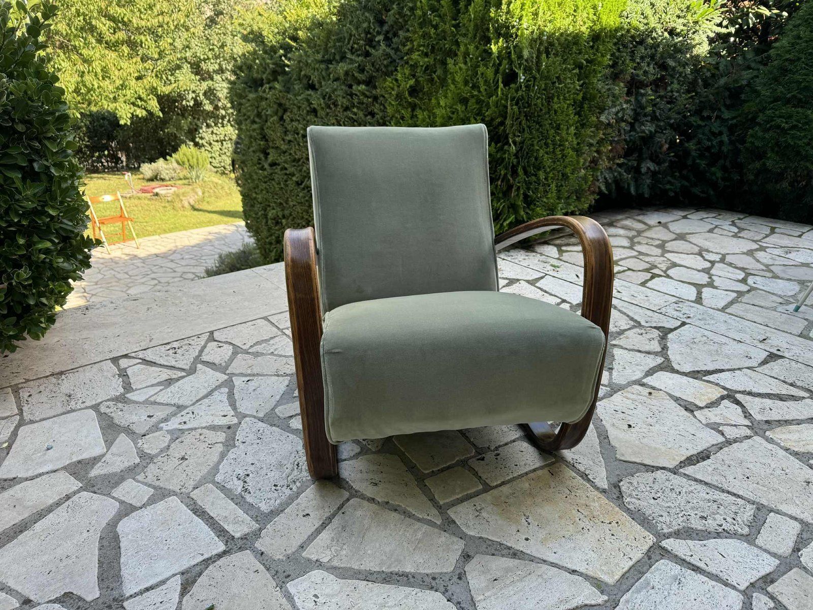 Model H 269 Lounge Chair By Jindrich Halabala, 1930s photo for sale