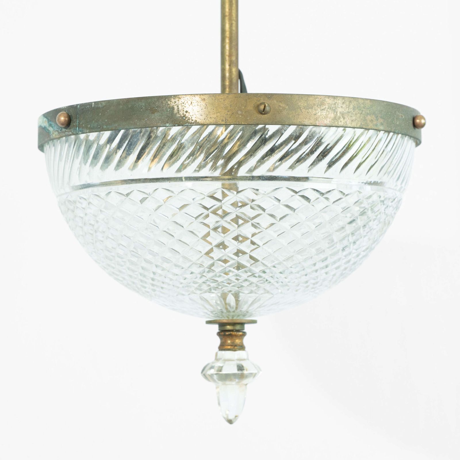 Early 20th Century Hanging Cut Glass Light photo furniture