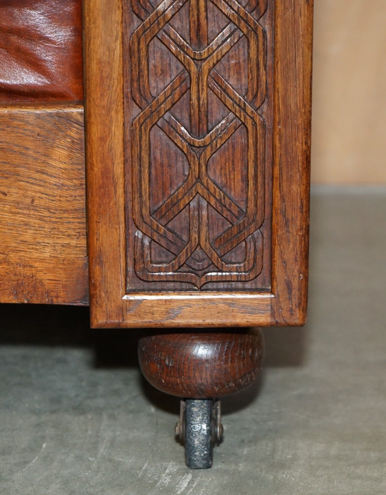 photo for sale 1920's American Prohibition Hidden Storage Drinks Cabinet Chesterfield Armchair