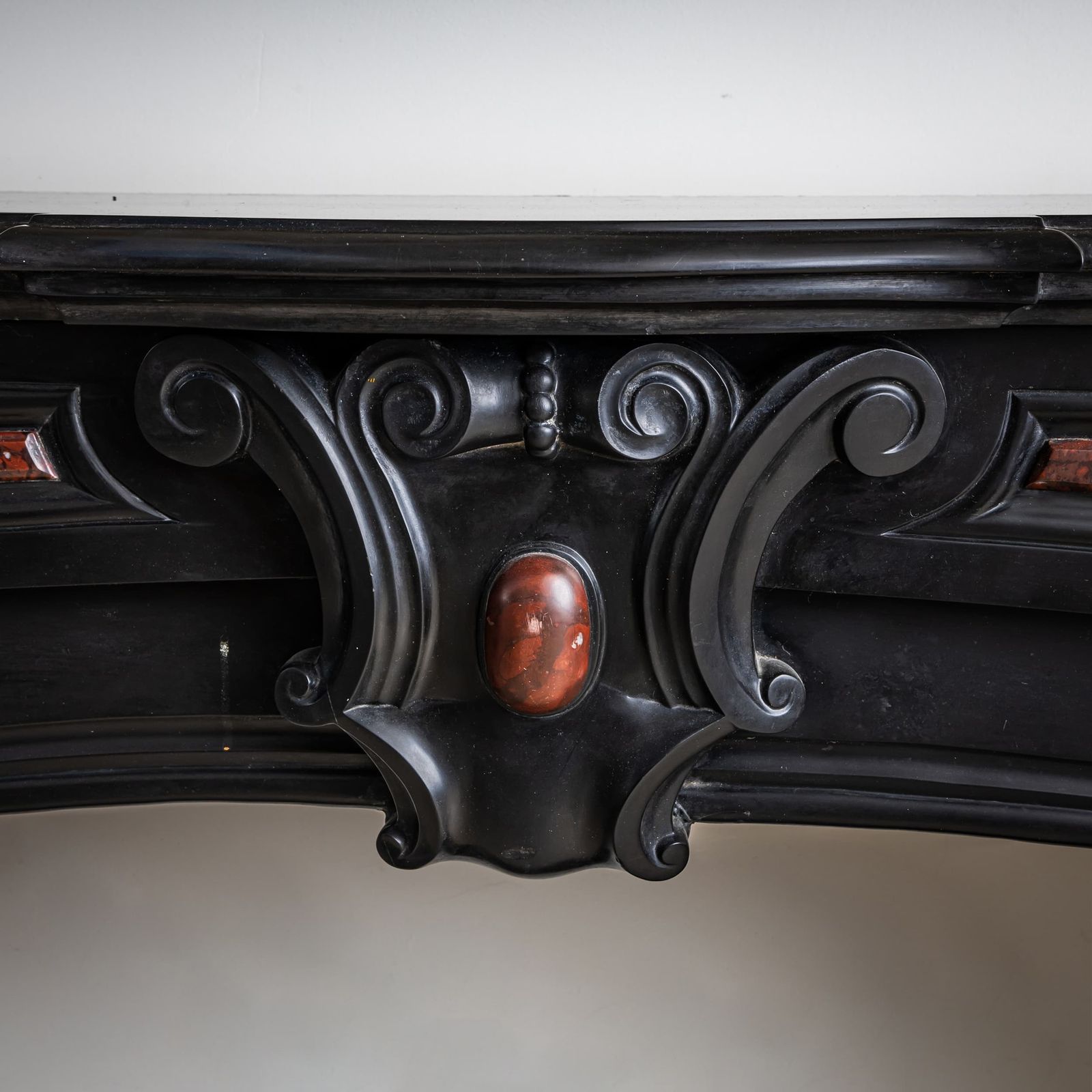 Fireplace Surround In Black Stone, France, 19th Century photo 5030.0