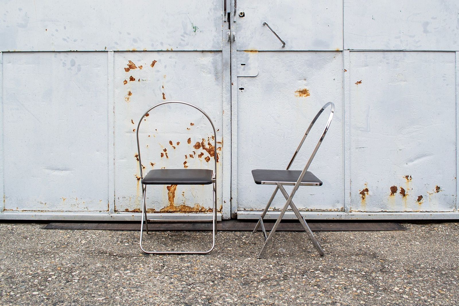 Aprilina Folding Chairs By Gae Aulenti For Zanotta, 1964, Set Of 2 photo furniture