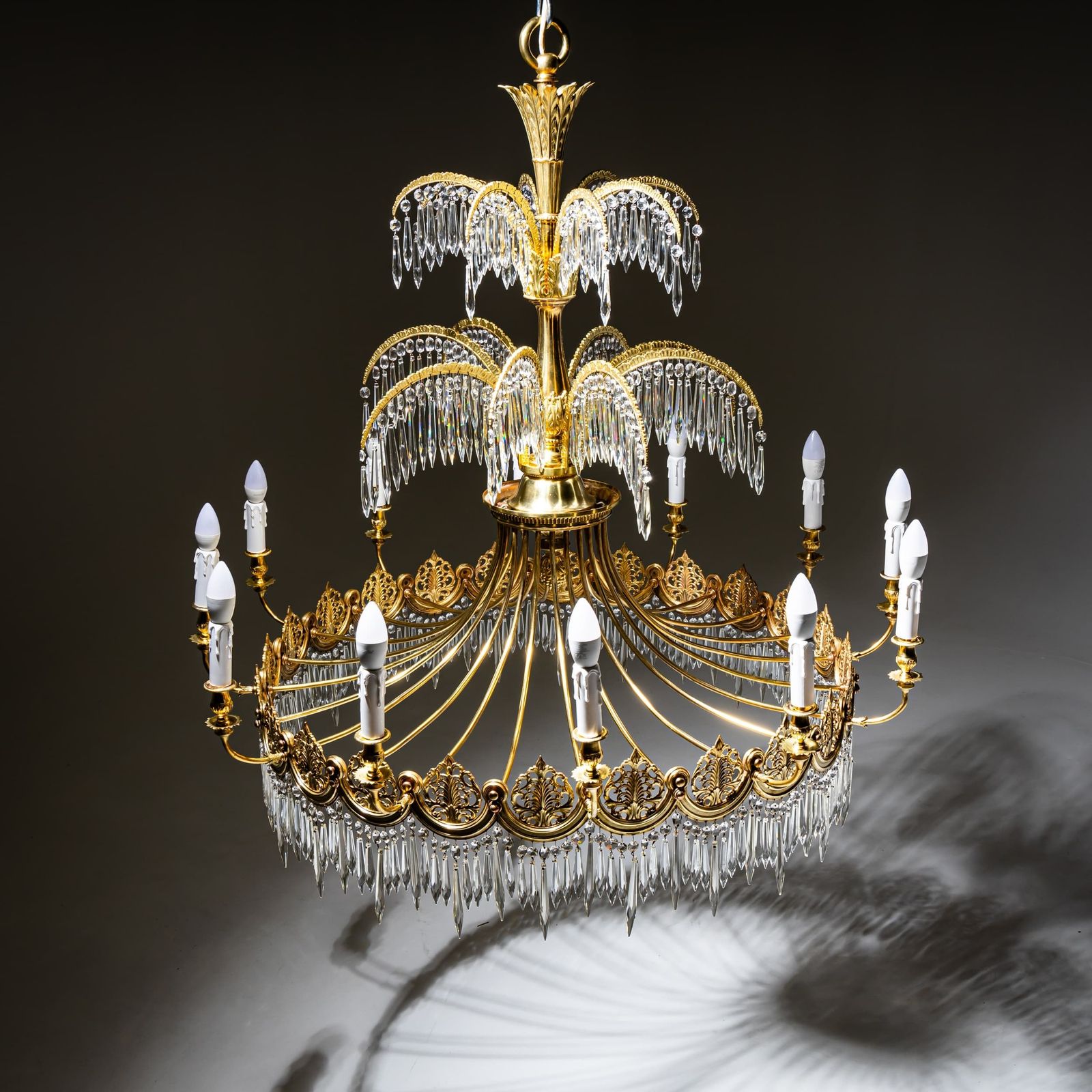 Empire Style Chandelier After Schinkel, Probably Berlin, Early 20th Century photo furniture