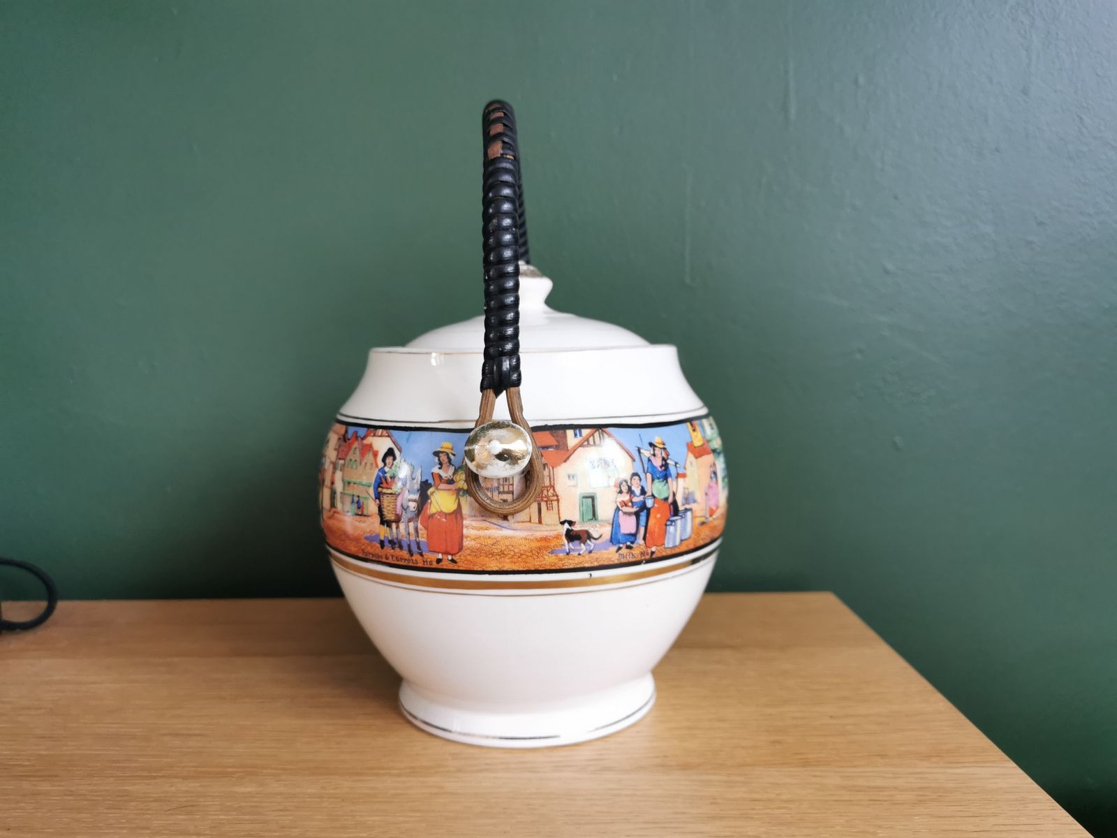 1930s Crown Ducal Cries Of London Biscuit Barrel photo 200.0