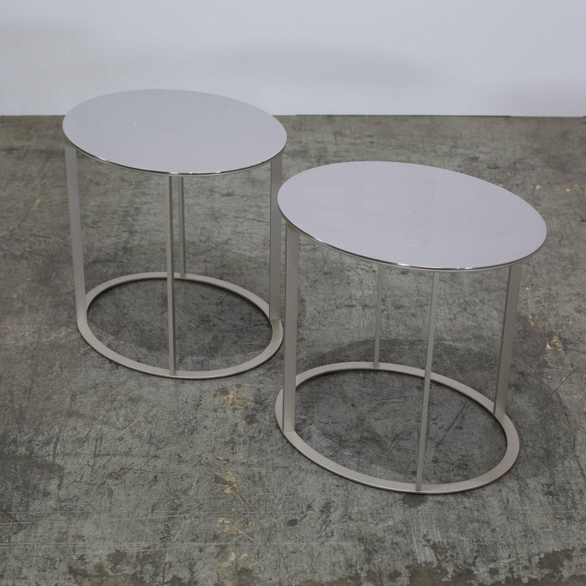 Maxalto Simplice Elios Side Table By Antonio Citterio, Set Of Two photo 3229.2