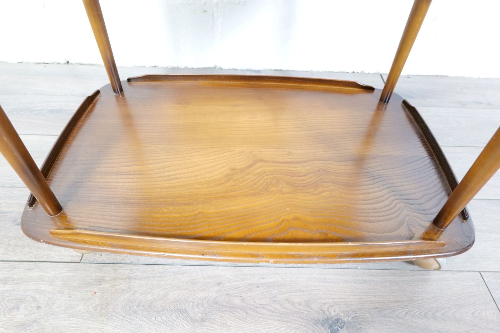 Ercol Windsor Dark Elm Tea Drinks Trolley photo buy