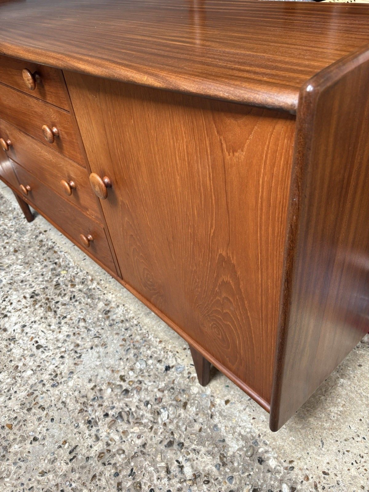 Mcm Afromosia & Teak “Volany” Sideboard By John Herbert For Younger Ltd C.1960 photo Furniture