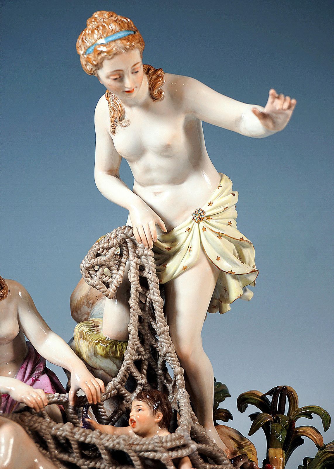 Large Mythological Meissen Group 'The Catch Of The Triton', J.J. Kändler, C 1860 photo 3401.0